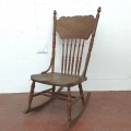 Press-back rocking chair  - 4