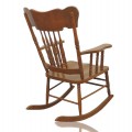 Chaise bercante à dossier pressé ''press-back'' - 5