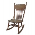 Press-back rocking chair  - 1