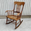 Oak rocking chair  - 3