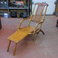 Chaise longue pliante ancienne  - 3