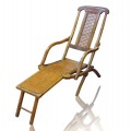 Chaise longue pliante ancienne  - 1