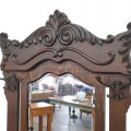 Chaise patère avec miroir, banc d'entrée  - 2