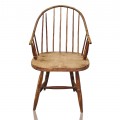 Chaise Windsor antique en bois - 7