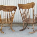 Rocking press-back chairs  - 3