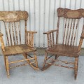 Rocking press-back chairs  - 4