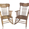 Rocking press-back chairs  - 1