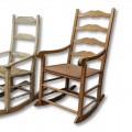 Chaises bercantes, chaise de gauche vendue - 1