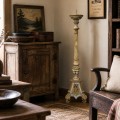 Magnifique chandelier Pascal sculpté en bois, objet religieux - 2