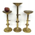 Lantern stands, ajustable candlesticks - 2