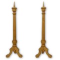 Wooden candlesticks - 1