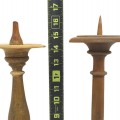 Wooden turned candlestick  - 2