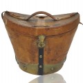Antique top hat with original leather case - 2