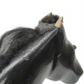 Folk art wooden carved horse, folk art sculpture  - 3