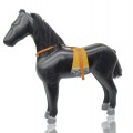 Folk art wooden carved horse, folk art sculpture  - 1