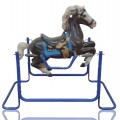 Cheval en plastique sur ressorts, jouet pour enfant  - 3