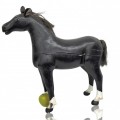 Folk art wooden carved horse by Aimé Desmeules, St-Paul-de-la-Croix  - 3