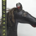 Folk art wooden carved horse by Aimé Desmeules, St-Paul-de-la-Croix  - 4