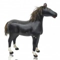 Folk art wooden carved horse by Aimé Desmeules, St-Paul-de-la-Croix  - 1