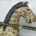 Folk art horse carving, sculpture  - 4