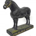 Black Horse Ale beer advertising plaster horse ornement, statue  - 6