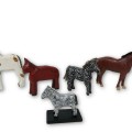 Folk art horses sculptures - 1