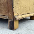 Coffre à couverture, clous forgés, restauration au niveau des pattes, voir autres photos - 4