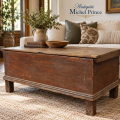 Forged nails pine blanket chest, original color  - 2