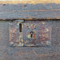 Coffre à couvertures, couleur d'origine, pentures remplacées dans le passé - 4