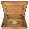 Coffre ancien en pin avec tiroir, moulure du bas manquante - 4