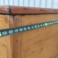 Antique blanket chest, box  - 5