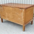 Antique blanket chest, box  - 6
