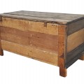 Antique blanket bos decorated with panles - 4