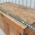 Coffre antique en pin  - 5