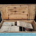 Coffre antique en pin, belle coloration  - 2
