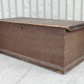 Antique blanket box, square nails and dovetails  - 7