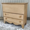 Antique pine chest of drawers - 7