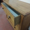 Commode 3 tiroirs en pin, bureau - 4