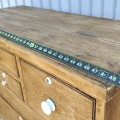 Antique bonnet chest of drawers  - 7