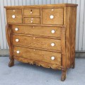 Antique bonnet chest of drawers  - 9