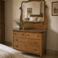 Antique oak chest of drawers - 2
