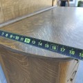 Antique oak chest of drawers - 5