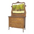 Antique oak chest of drawers - 1