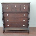Antique Quebec bonnet chest of drawers - 3