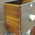 Antique Quebec bonnet chest of drawers - 4