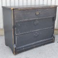Antique 3 drawers chest of drawers - 7