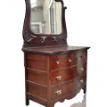 Commode antique, bureau miroir  - 6