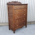 Commode antique en chêne, bureau - 3
