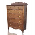 Commode antique en chêne, bureau - 1