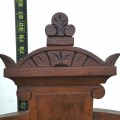 Commode antique en noyer avec plateaux de marbre  - 4